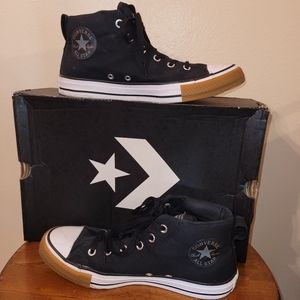 Converse All Star Chuck Taylor Women's Sz 10 Men's Size 8 Black High Top Sneaker